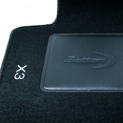 Set tappeti auto su misura in moquette per BMW serie X3 produzione dal 2010 ad oggi.