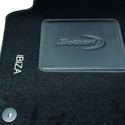 Set tappeti auto su misura in moquette per Seat Modello Ibiza produzione dal 2008 ad oggi.